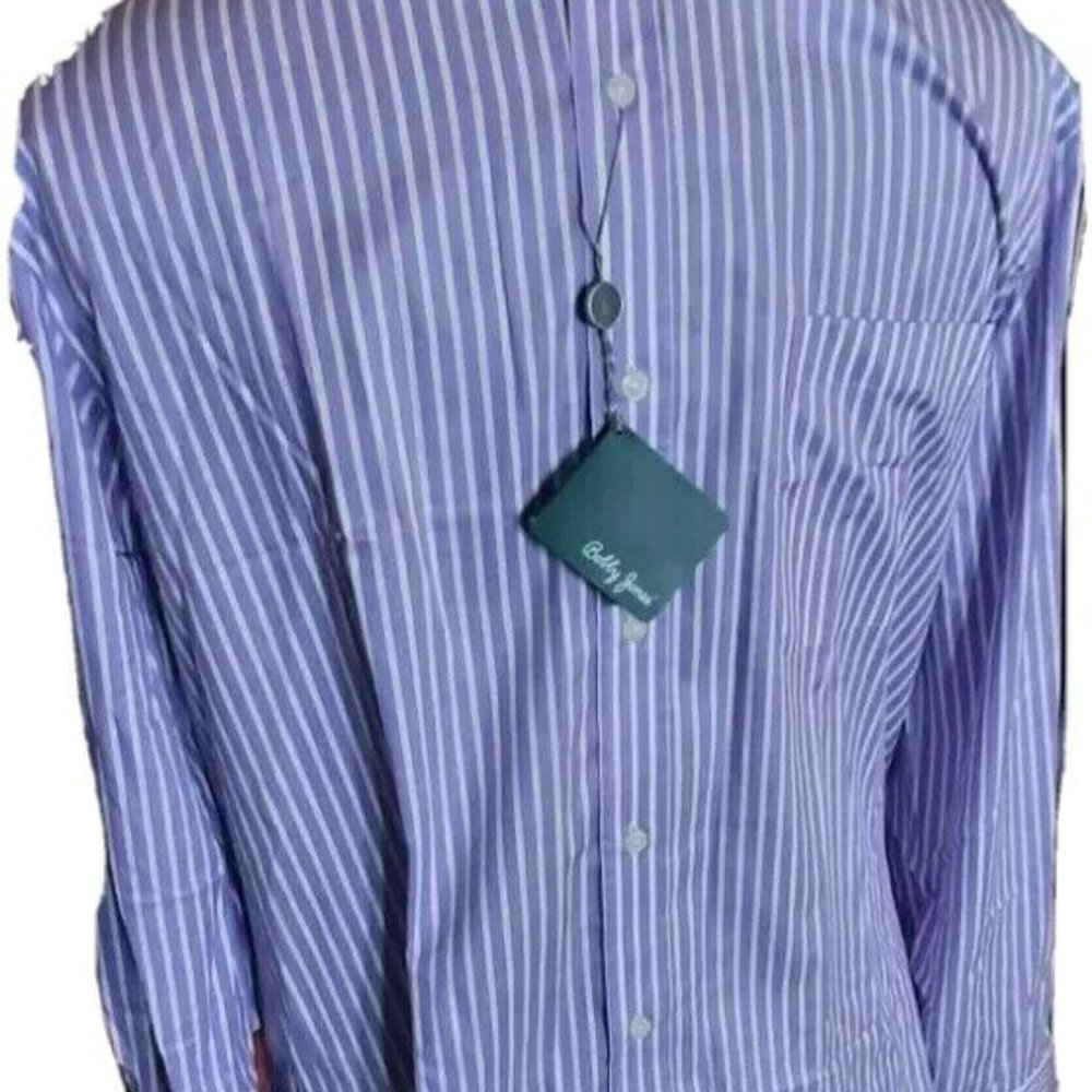 NWT Bobby Jones Pale Purple Striped Sports Shirt